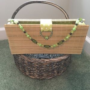 Purse, Straw, Handmade